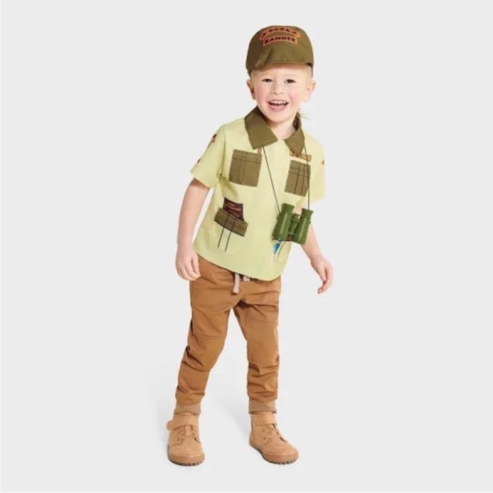 Park Ranger Toddler Halloween Costume Shirt And Hat